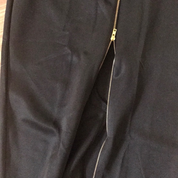 🎉HP HOT GAL BLACK ADJUSTABLE ZIP UP BACK SLIT SKIRT - Picture 4 of 6